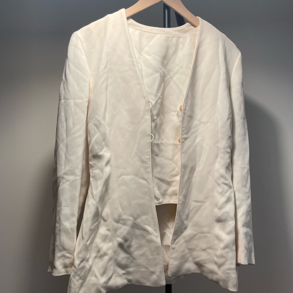 Vintage Giorgio Armani Silk 3 Piece Suit